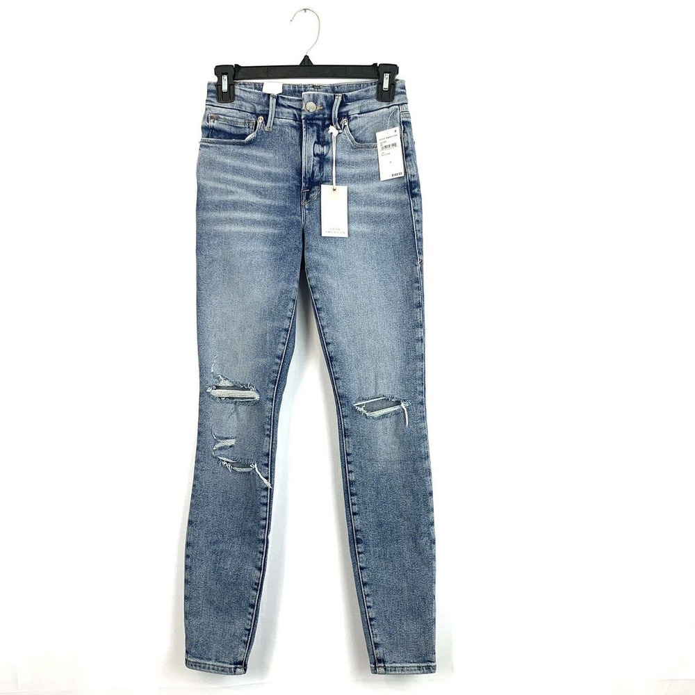Good American distressed great legs denim jeans 2